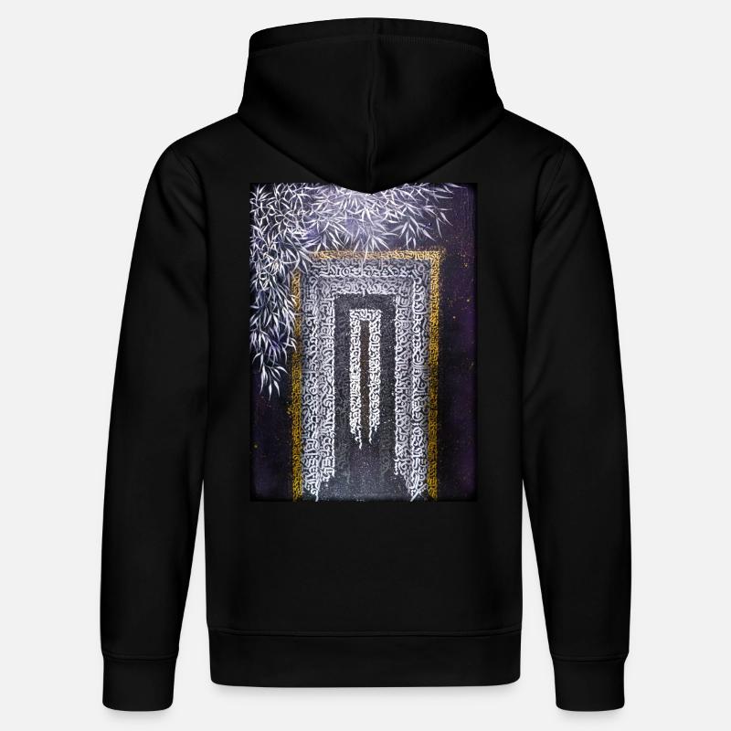 Calligraffiti - Tor (dunkel) - Stanley/Stella Unisex Bio-Hoodie DRUMMER - Schwarz