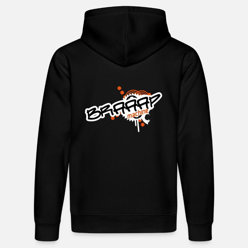 Braaap Machine - Stanley/Stella Unisex Bio-Hoodie DRUMMER  - Schwarz