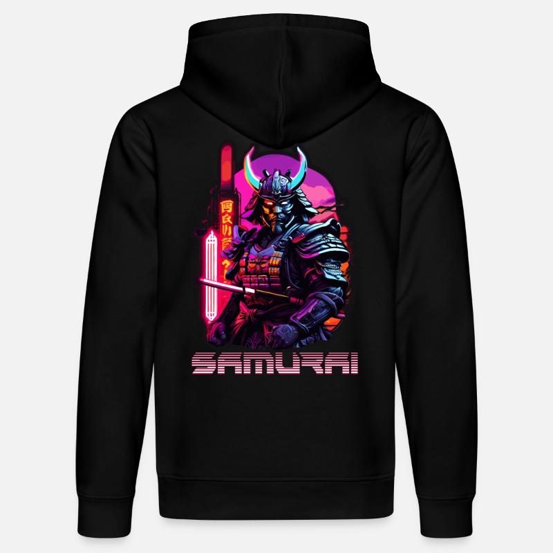 Samurai - Stanley/Stella Unisex Bio-Hoodie DRUMMER  - Schwarz