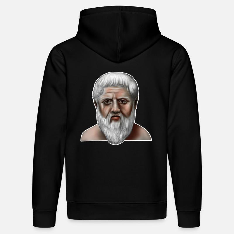 Platon Griechischer Philosoph - Stanley/Stella Unisex Bio-Hoodie DRUMMER  - Schwarz