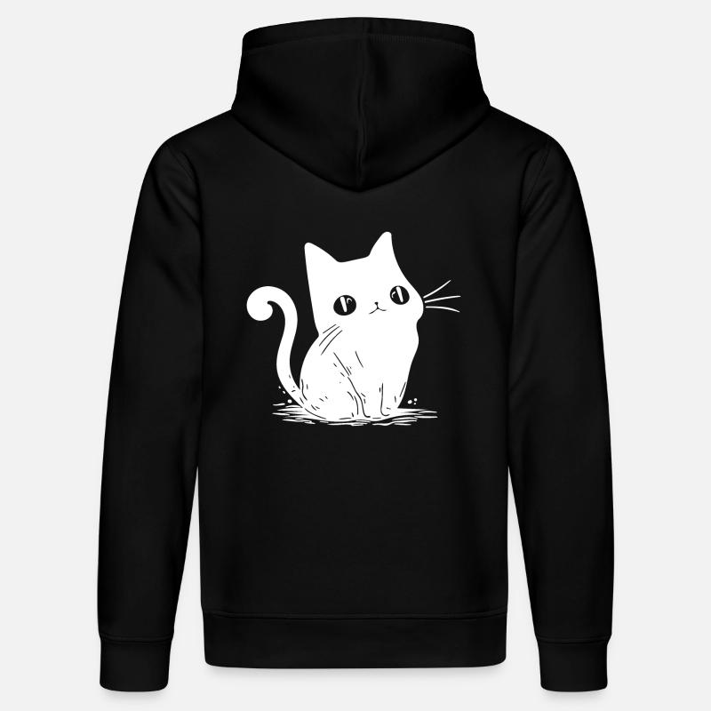 Petit chaton mignon - Sweat à capuche bio DRUMMER Stanley/Stella Unisexe - noir