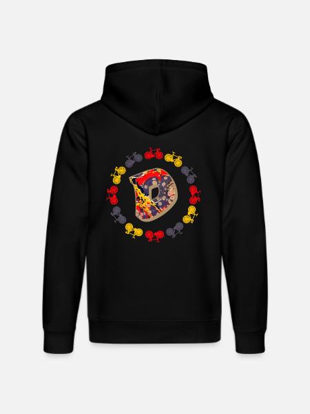 Bicycle E 202 D - Stanley/Stella DRUMMER Unisex Organic Hoodie - black