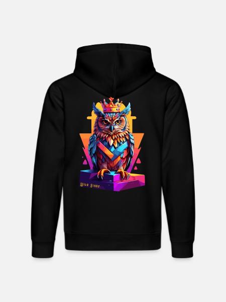 Wisdom - Stanley/Stella DRUMMER Unisex Organic Hoodie - black