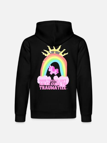 Trauma Traumatizer - Stanley/Stella DRUMMER Unisex Organic Hoodie - black