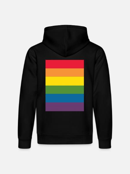 Just Pride & Proud - Stanley/Stella DRUMMER Unisex Organic Hoodie - black