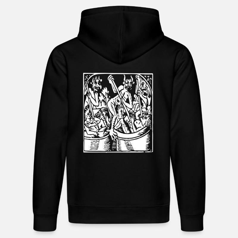 enfer - Sweat à capuche bio DRUMMER Stanley/Stella Unisexe - noir