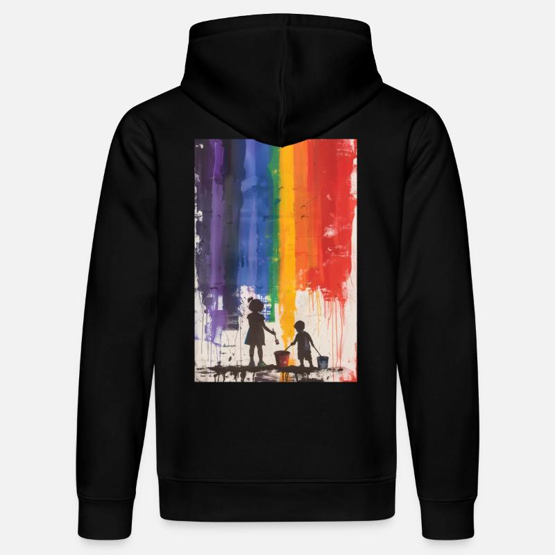 Farbenfroh - Stanley/Stella Unisex Bio-Hoodie DRUMMER - Schwarz