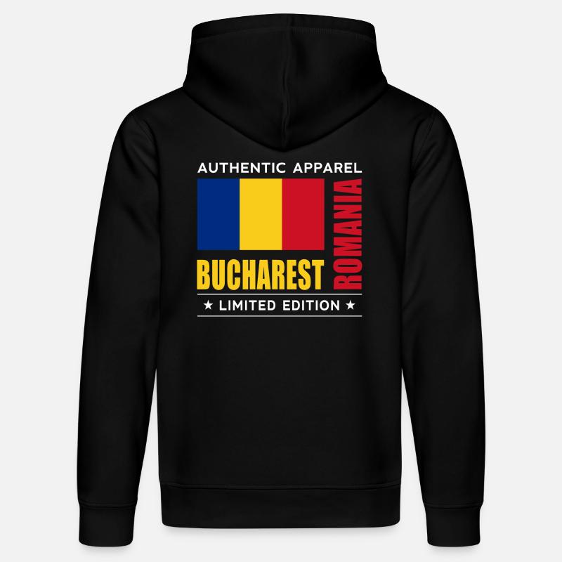 Bucarest - Sweat à capuche bio DRUMMER Stanley/Stella Unisexe - noir