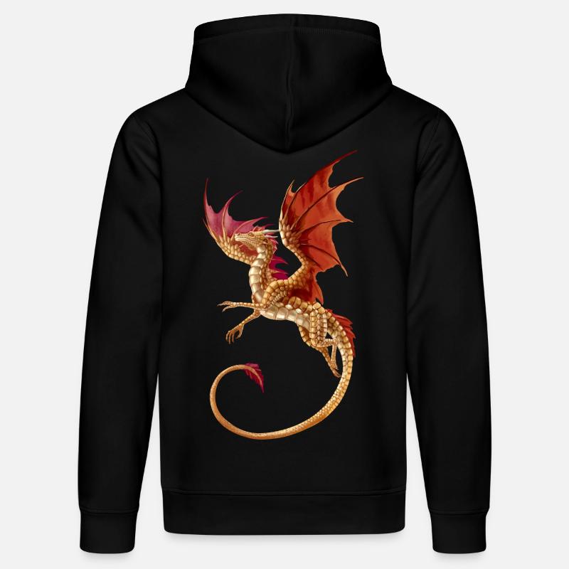 Golden Dragon - Sweat à capuche bio DRUMMER Stanley/Stella Unisexe - noir