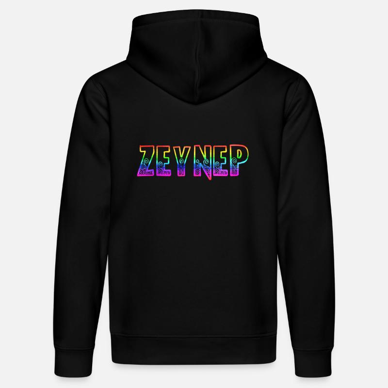 zeynep rs regenbogen - Stanley/Stella Unisex Bio-Hoodie DRUMMER  - Schwarz