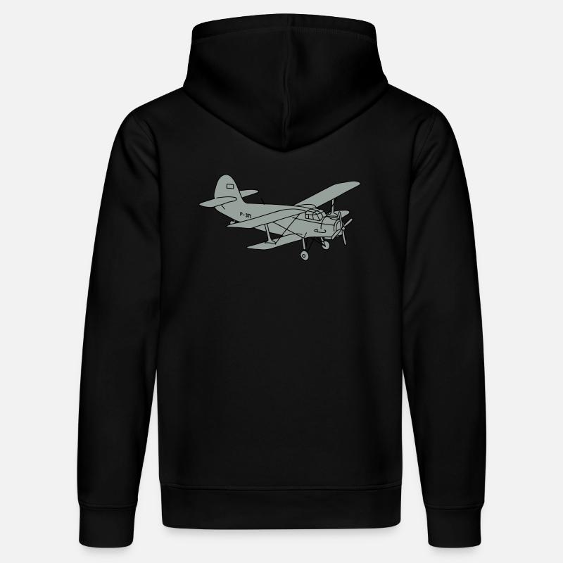 Doppeldecker - Stanley/Stella Unisex Bio-Hoodie DRUMMER  - Schwarz