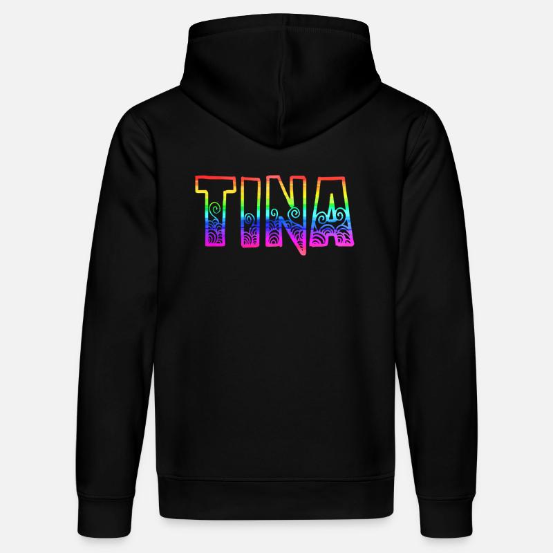 tina rs arc-en-ciel - Sweat à capuche bio DRUMMER Stanley/Stella Unisexe - noir