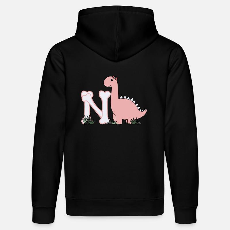 Lettre N - Sweat à capuche bio DRUMMER Stanley/Stella Unisexe - noir