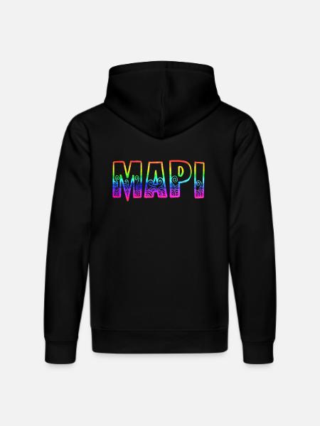 Mapi RS Rainbow - Stanley/Stella DRUMMER Unisex Organic Hoodie - black