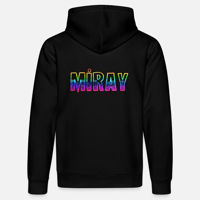 Miray RS Arc-en-ciel - Sweat à capuche bio DRUMMER Stanley/Stella Unisexe - noir