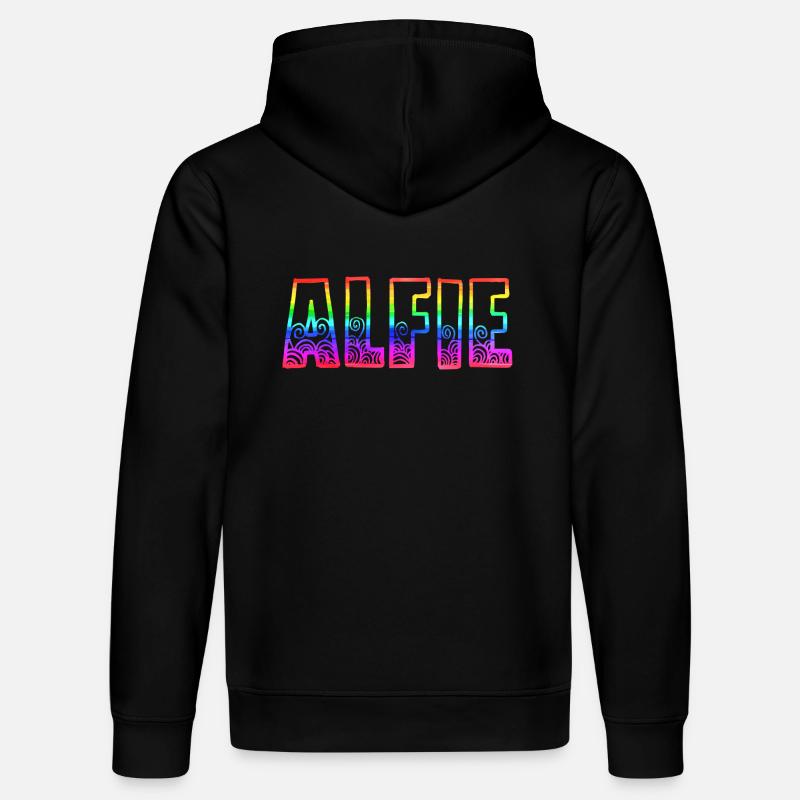 alfie rs arc-en-ciel - Sweat à capuche bio DRUMMER Stanley/Stella Unisexe - noir