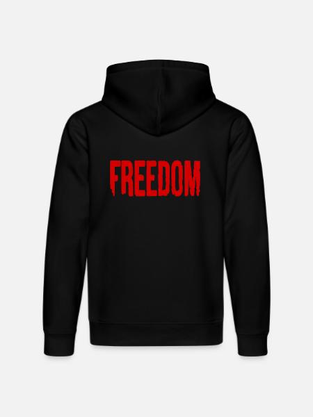 Freedom - Stanley/Stella DRUMMER Unisex Organic Hoodie - black