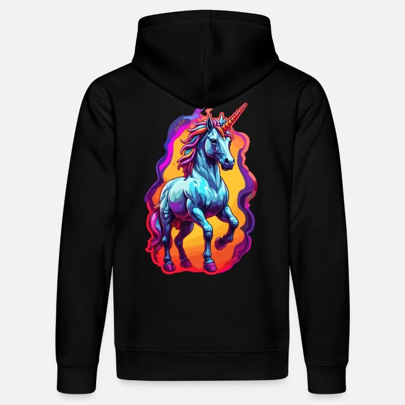 Licorne - Sweat à capuche bio DRUMMER Stanley/Stella Unisexe - noir