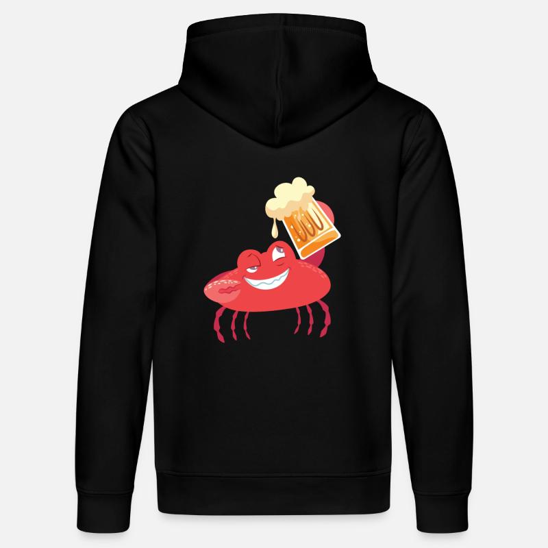 Crabe - Sweat à capuche bio DRUMMER Stanley/Stella Unisexe - noir