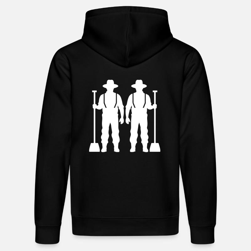 Equipe d’agriculteurs Landwirt - Sweat à capuche bio DRUMMER Stanley/Stella Unisexe - noir