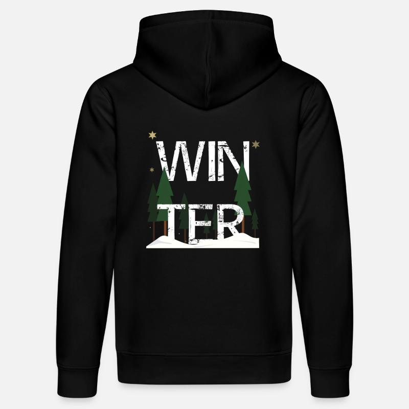 Hiver - Sweat à capuche bio DRUMMER Stanley/Stella Unisexe - noir