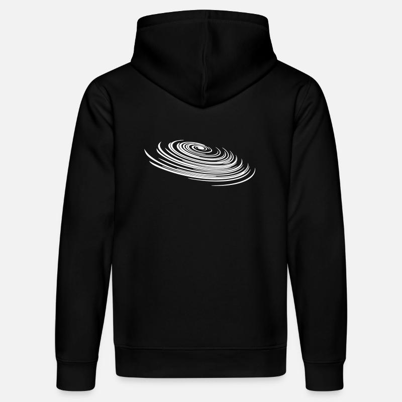 Géométrie spirale - galaxie spirale circulaire - Sweat à capuche bio DRUMMER Stanley/Stella Unisexe - noir