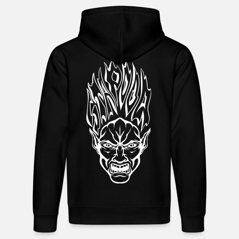 Stapooa demon1 - Stanley/Stella DRUMMER Unisex Organic Hoodie - black