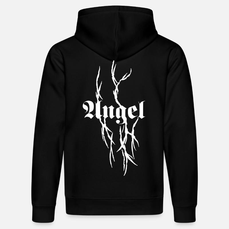 Typographie gothique d’épines - Sweat à capuche bio DRUMMER Stanley/Stella Unisexe - noir