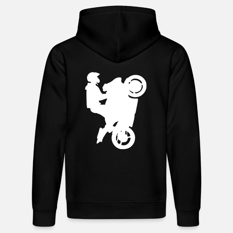 Wheeling - Sweat à capuche bio DRUMMER Stanley/Stella Unisexe - noir