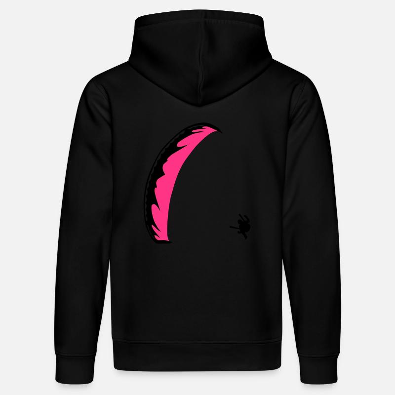 Gleitschirm Bodenspirale - Stanley/Stella Unisex Bio-Hoodie DRUMMER  - Schwarz