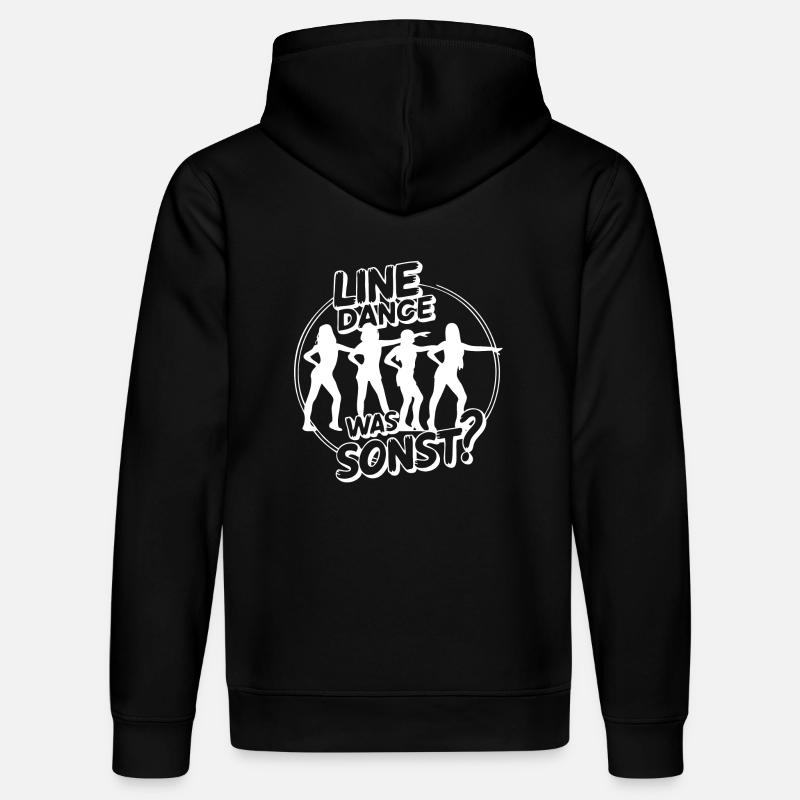 Line dancing, what else? - Stanley/Stella DRUMMER Unisex Organic Hoodie - black