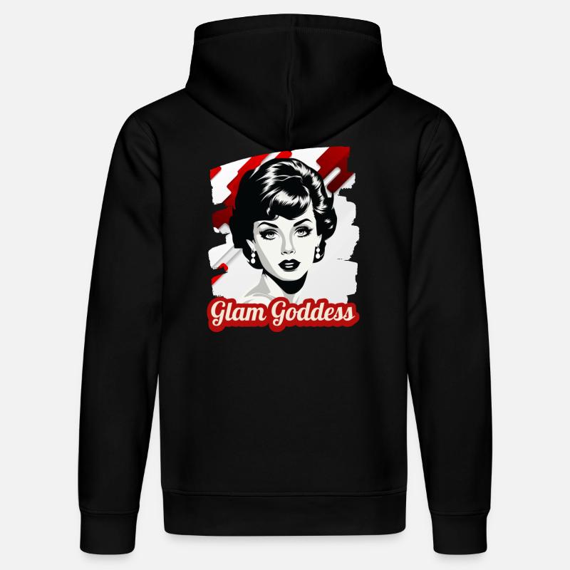 Déesse Glam - Sweat à capuche bio DRUMMER Stanley/Stella Unisexe - noir