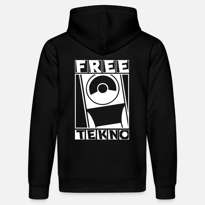 233 tekno gratuit - Sweat à capuche bio DRUMMER Stanley/Stella Unisexe - noir