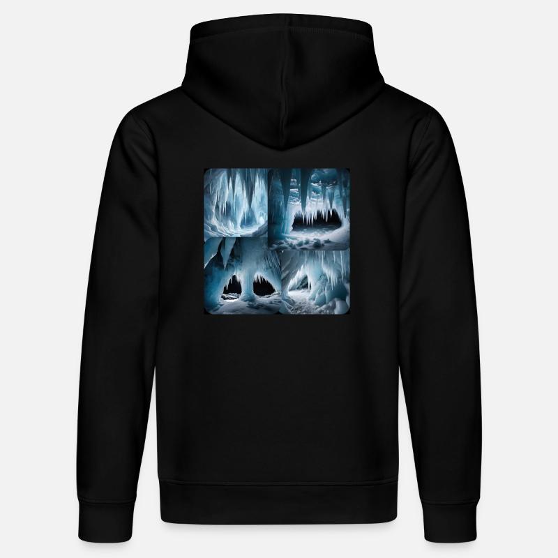 Eishöhle - Stanley/Stella Unisex Bio-Hoodie DRUMMER  - Schwarz