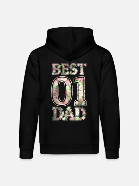 Best Dad - Stanley/Stella DRUMMER Unisex Organic Hoodie - black