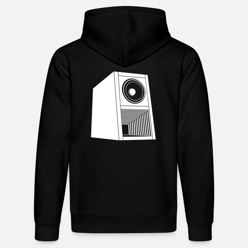 haut-parleur - Sweat à capuche bio DRUMMER Stanley/Stella Unisexe - noir