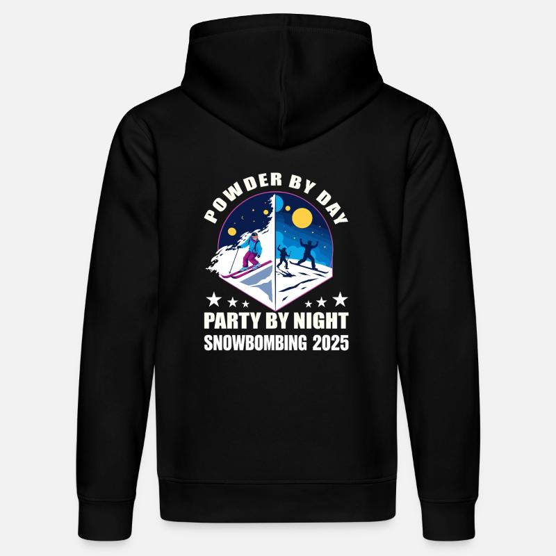 Snowbombing 2025 - Stanley/Stella Unisex Bio-Hoodie DRUMMER - Schwarz
