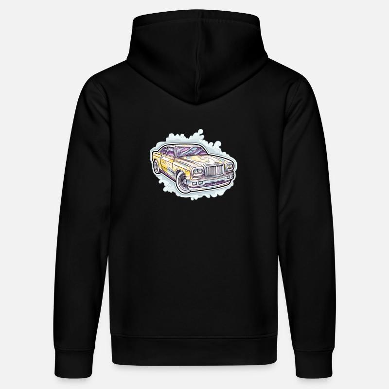 Auto - Illustration - Stanley/Stella Unisex Bio-Hoodie DRUMMER  - Schwarz