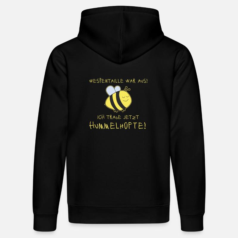 Hummel Dick Lustig - Stanley/Stella Unisex Bio-Hoodie DRUMMER  - Schwarz