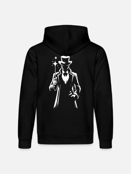 Zauberer – Meister der Tricks - Stanley/Stella Unisex Bio-Hoodie DRUMMER  - Schwarz