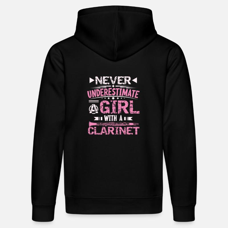 klarinette - Stanley/Stella Unisex Bio-Hoodie DRUMMER - Schwarz