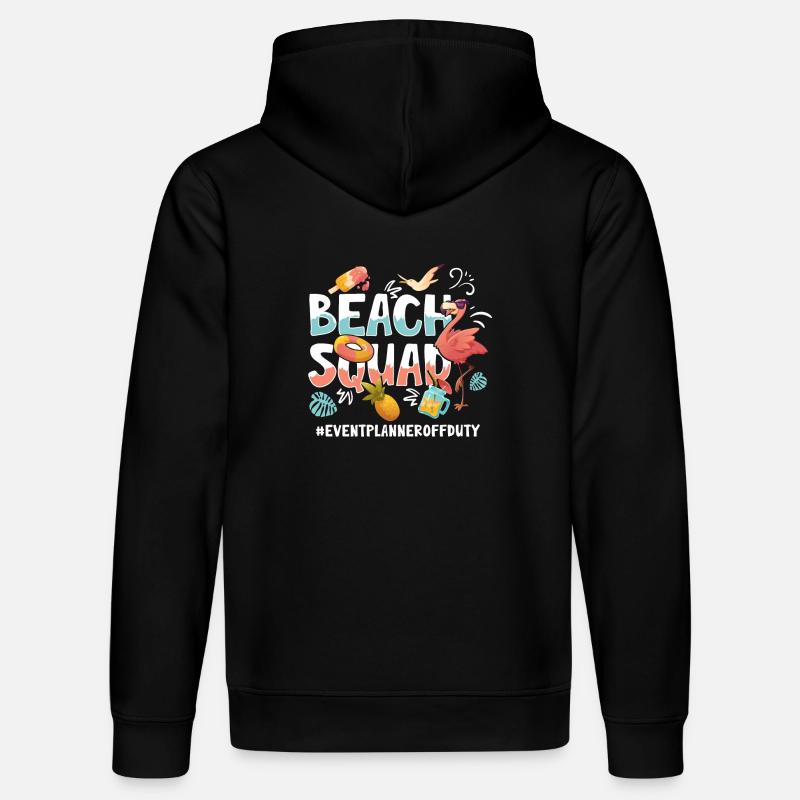 Eventplanner Vacation Beach Group - Stanley/Stella DRUMMER Unisex Organic Hoodie - black