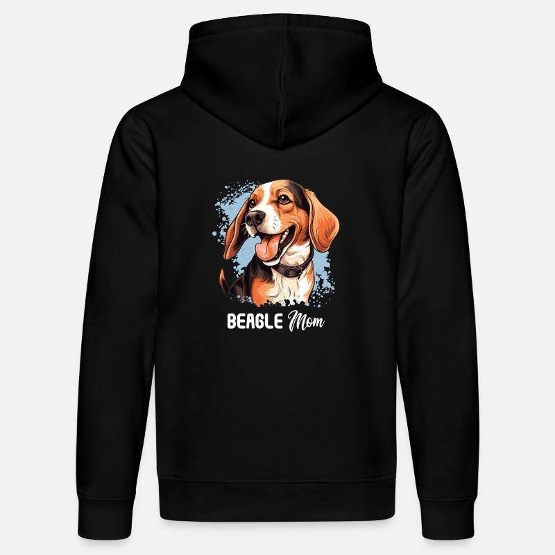 Chien Beagle - Sweat à capuche bio DRUMMER Stanley/Stella Unisexe - noir