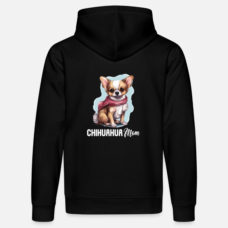 Chien Chihuahua - Sweat à capuche bio DRUMMER Stanley/Stella Unisexe - noir