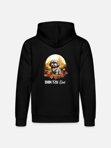 Shih Tzu - Stanley/Stella DRUMMER Unisex Organic Hoodie - black