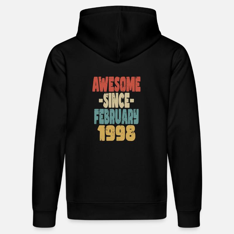 Génial Février 1998 - Sweat à capuche bio DRUMMER Stanley/Stella Unisexe - noir