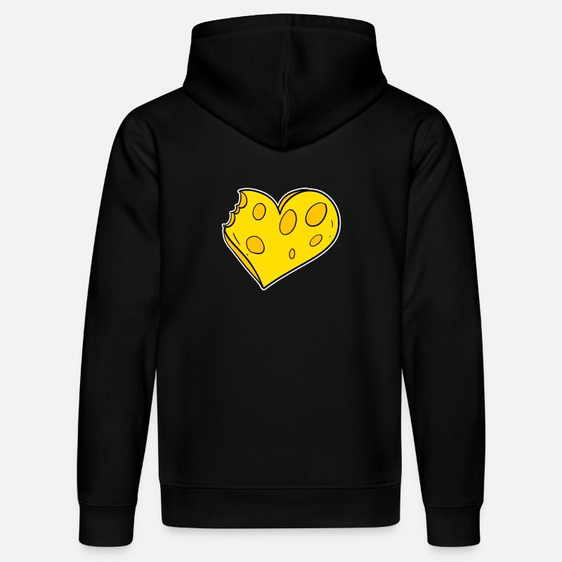 Coeur de fromage - Sweat à capuche bio DRUMMER Stanley/Stella Unisexe - noir