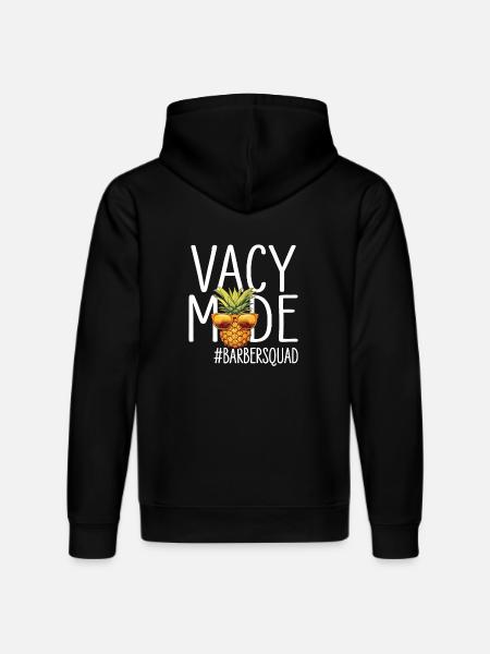 Vacances Vacy Mode Barbersquad - Sweat à capuche bio DRUMMER Stanley/Stella Unisexe - noir