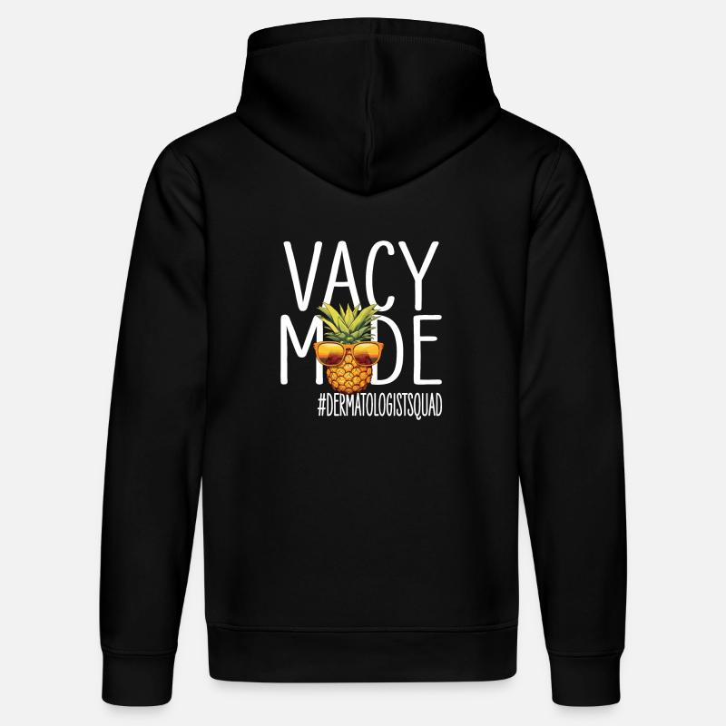 Dermatologue Vacances Vacy Mode - Sweat à capuche bio DRUMMER Stanley/Stella Unisexe - noir