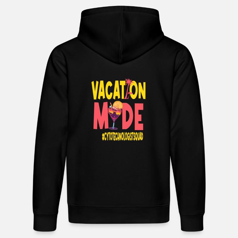 Cytotechnologiste Vacances Vacy Mode - Sweat à capuche bio DRUMMER Stanley/Stella Unisexe - noir